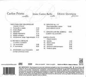 Carlos Prieto contraportada