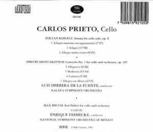 Carlos Prieto contraportada