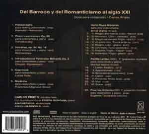 Carlos Prieto contraportada