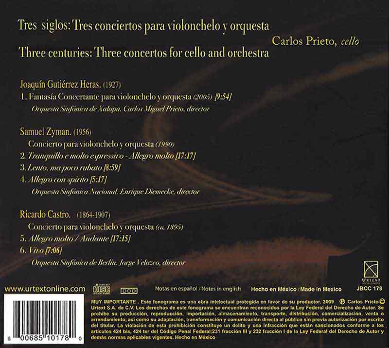 Carlos Prieto contraportada